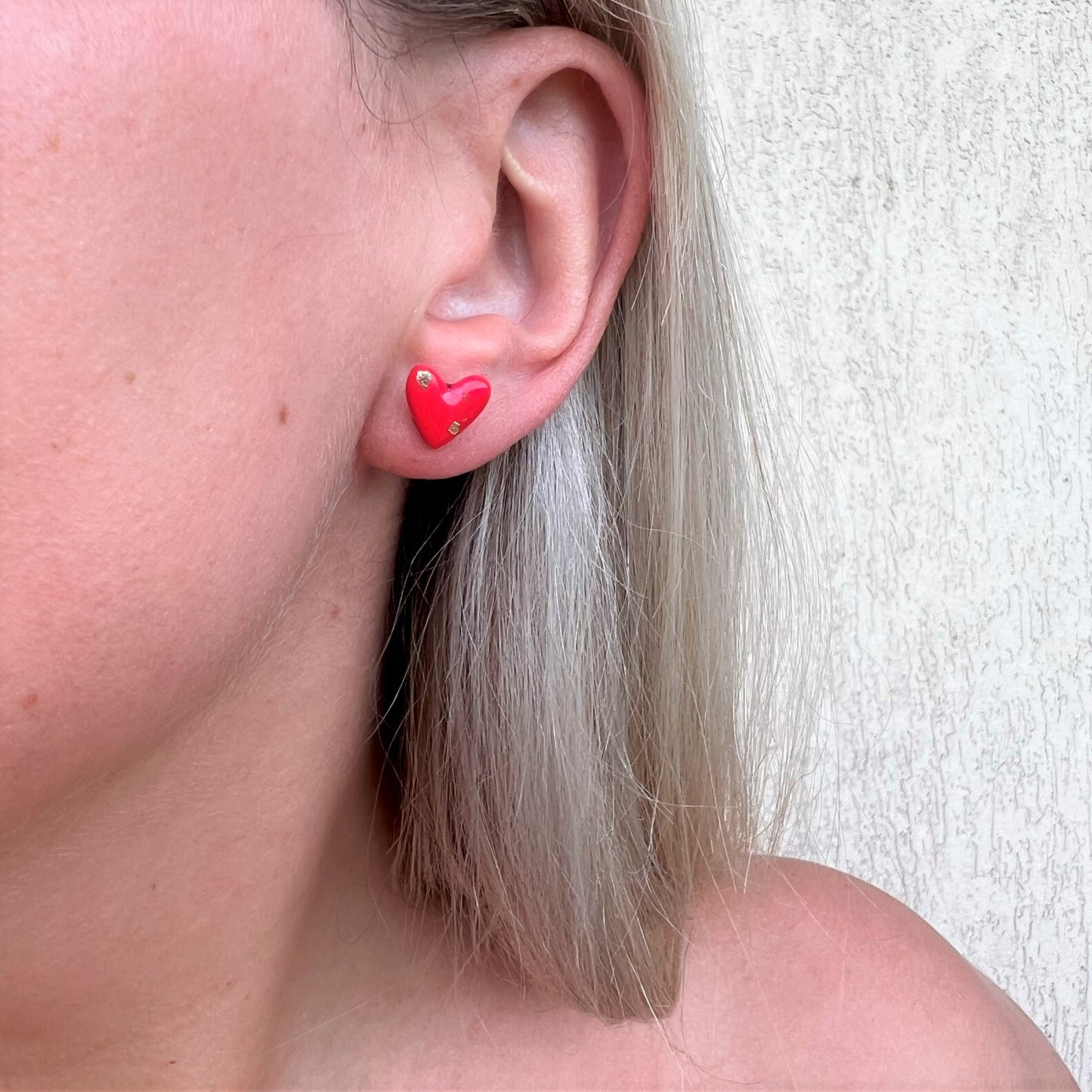 Mini auskarai ŠIRDELĖ